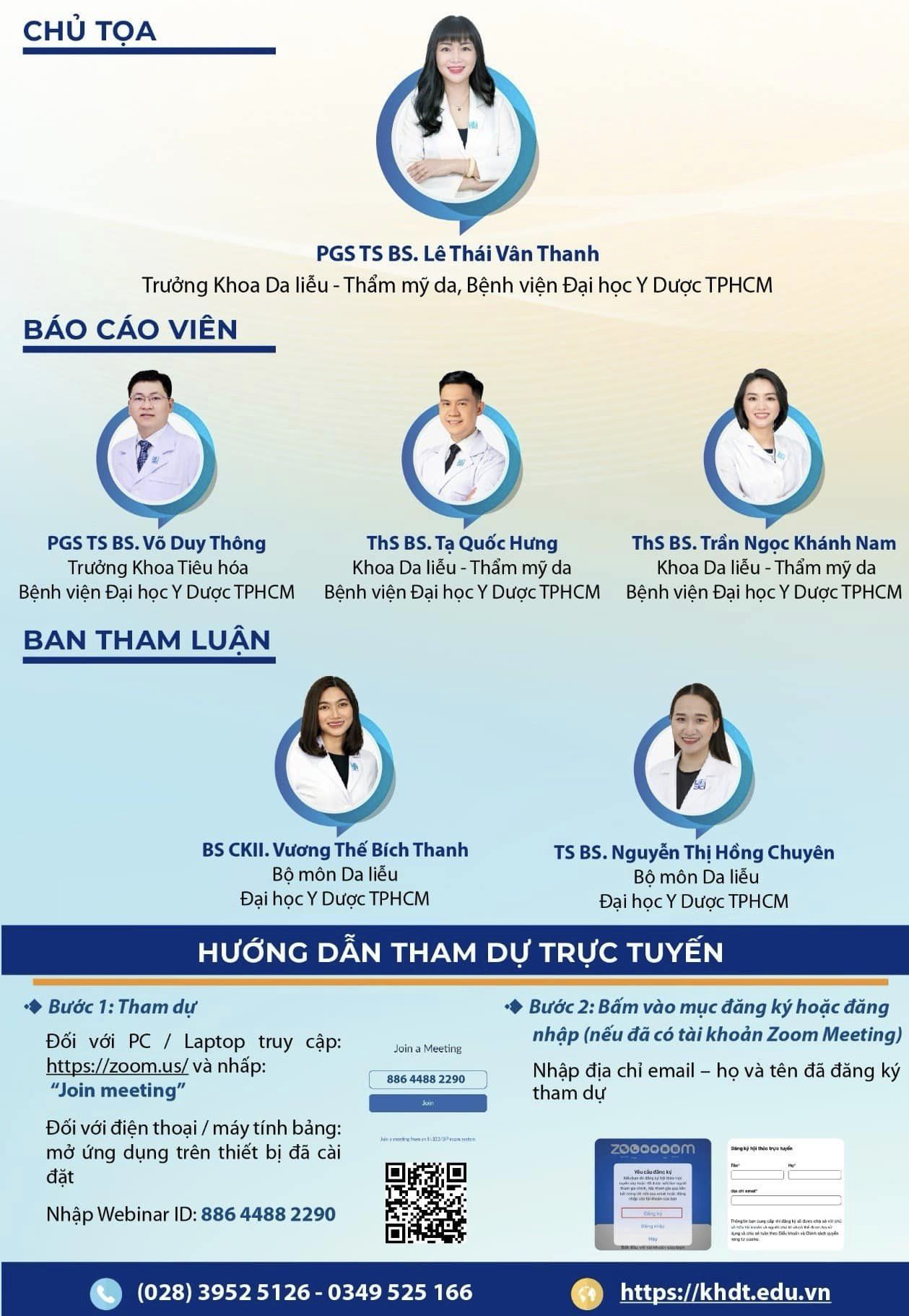 Chương trình tọa đàm chuyên gia CHIẾN LƯỢC QUẢN LÝ TOÀN DIỆN BỆNH NHÂN VẢY NẾN TRONG KỈ NGUYÊN THUỐC SINH HỌC