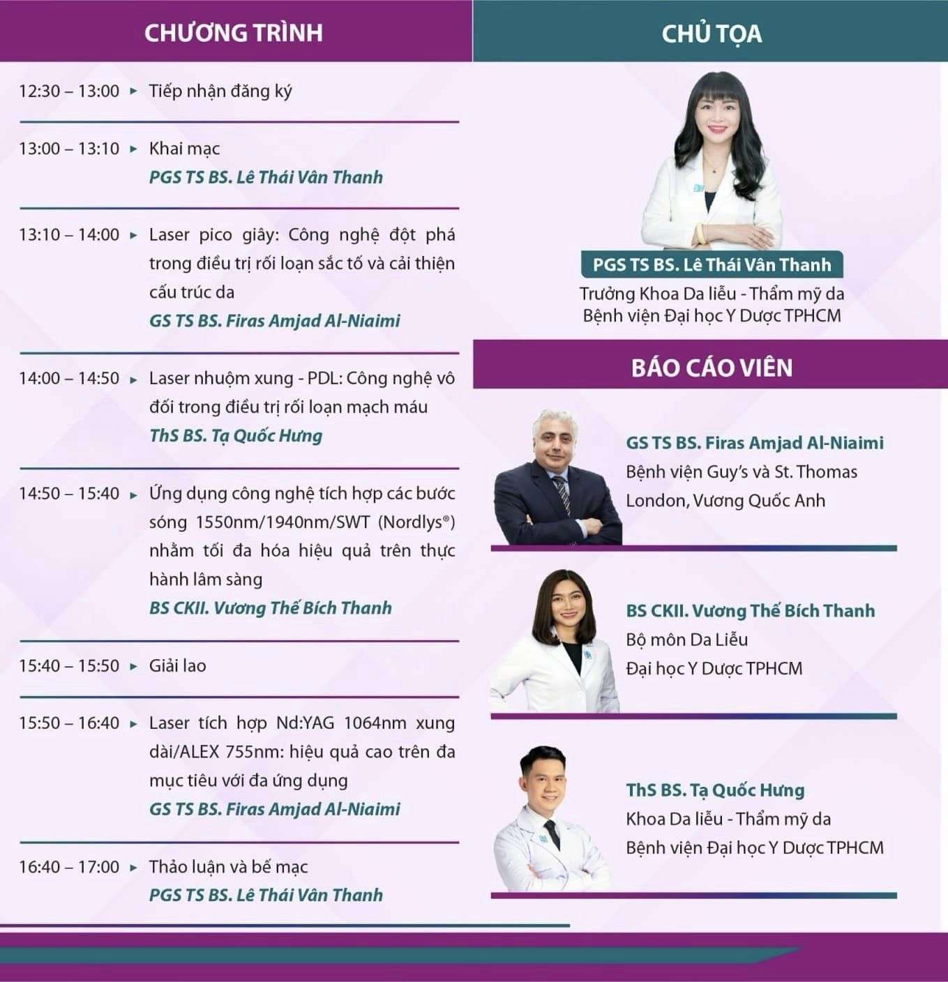 Hội thảo XU HƯỚNG TÍCH HỢP CÔNG NGHỆ LASER TIÊN PHONG TRONG TĂNG TỐC THẨM MỸ