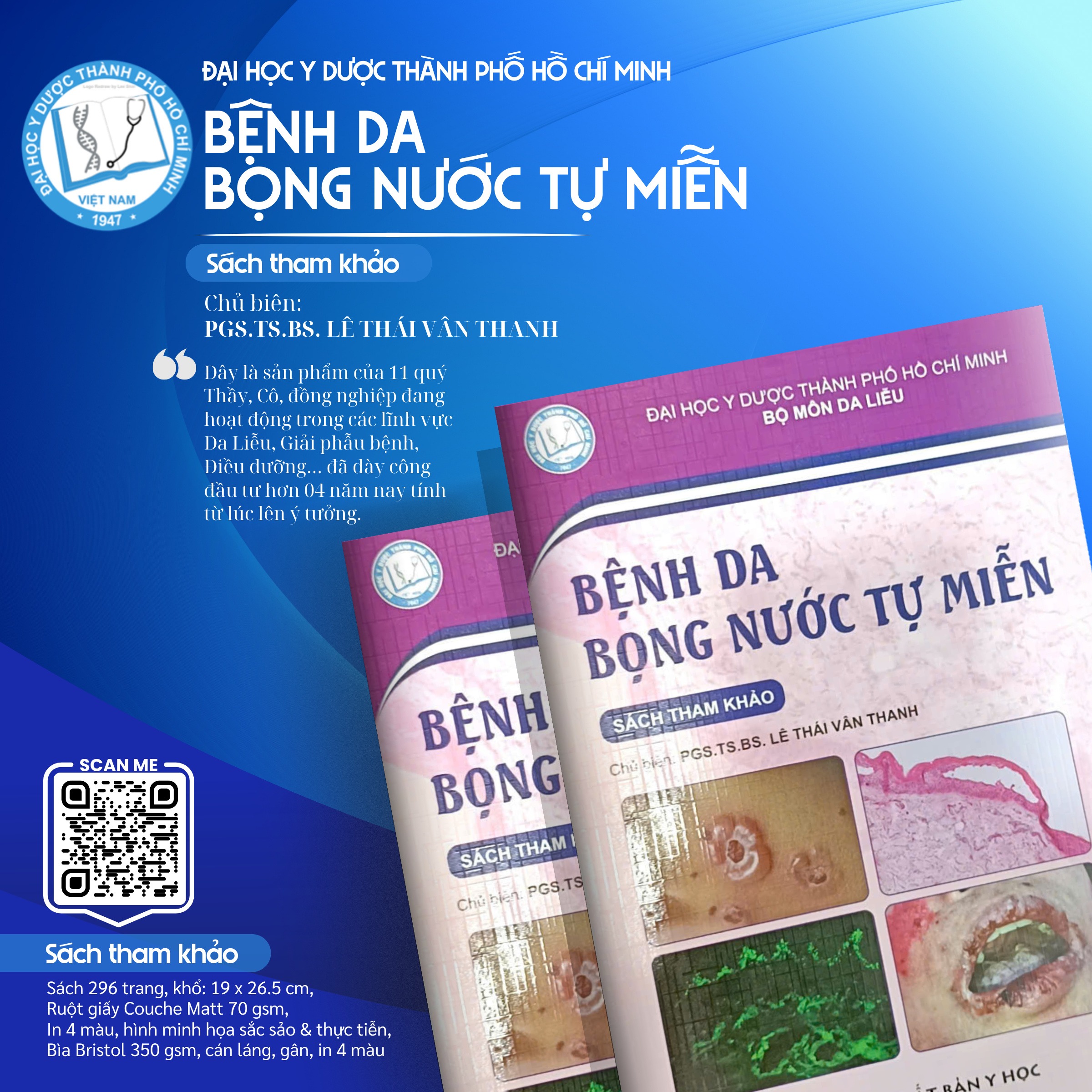 Ra mắt sách "THỦ THUẬT VÀ PHẪU THUẬT TRONG CHUYÊN NGÀNH DA LIỄU" và sách "BỆNH DA BỌNG NƯỚC TỰ MIỄN"