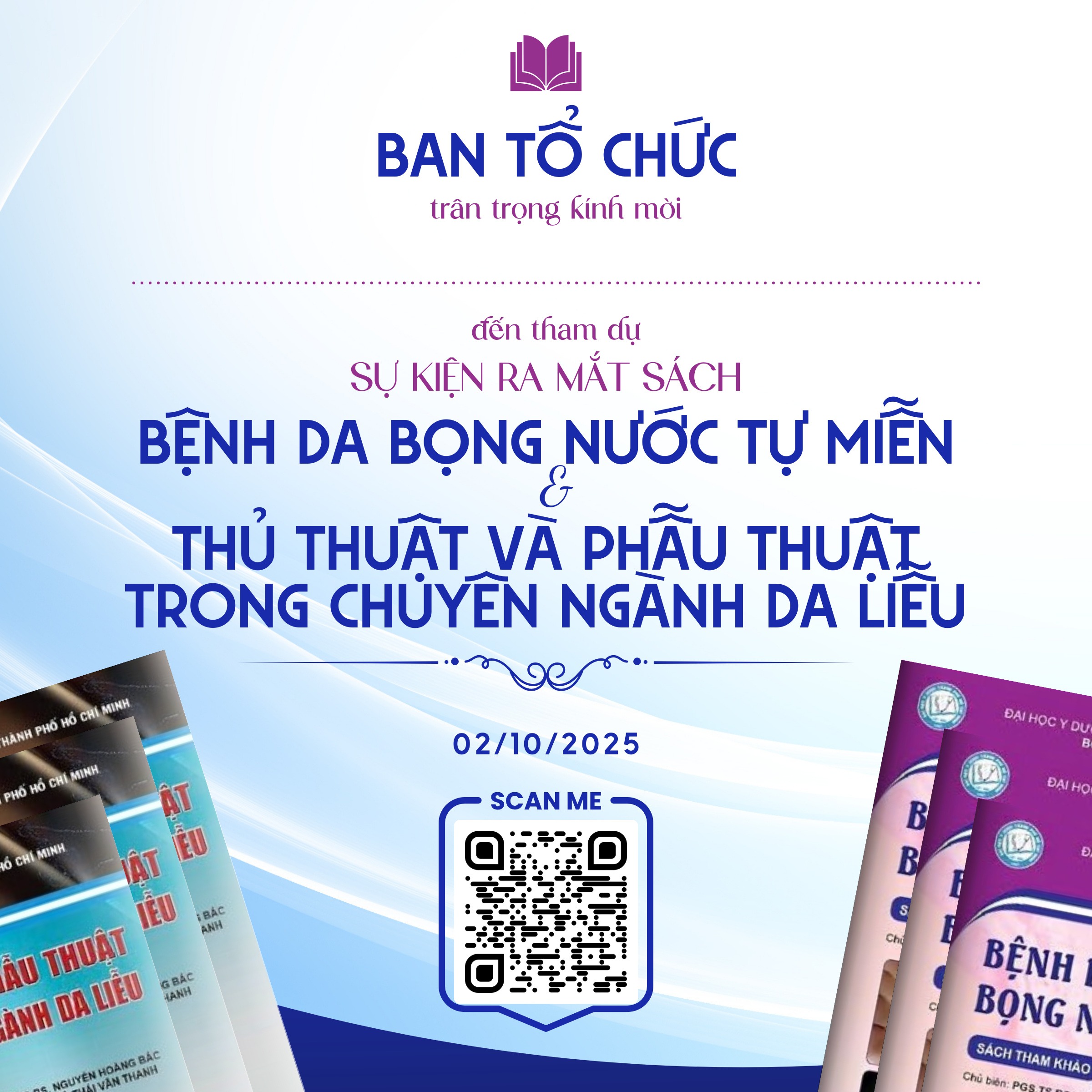 Ra mắt sách "THỦ THUẬT VÀ PHẪU THUẬT TRONG CHUYÊN NGÀNH DA LIỄU" và sách "BỆNH DA BỌNG NƯỚC TỰ MIỄN"