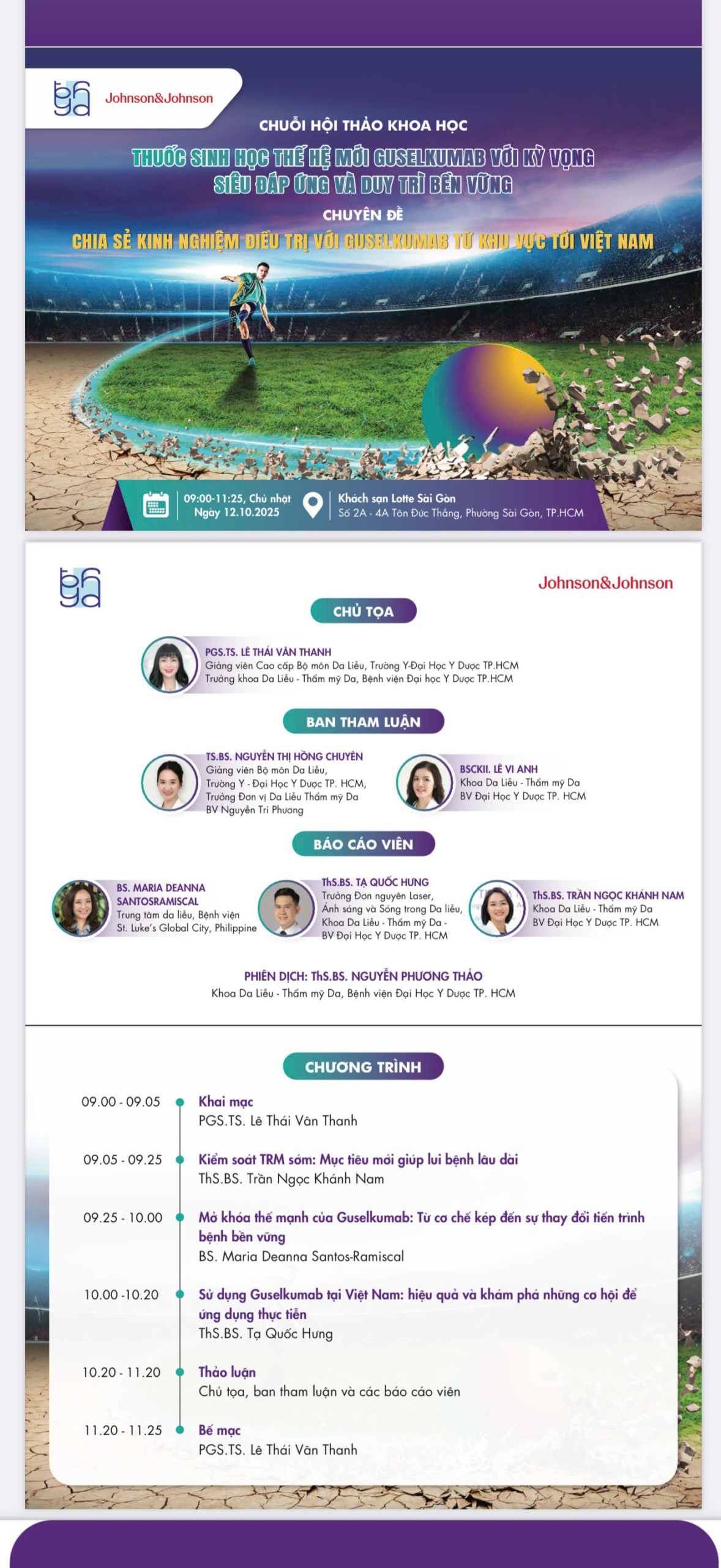 Chia sẻ kinh nghiệm điều trị với thuốc sinh học thế hệ mới Guselkumab từ khu vực tới Việt Nam