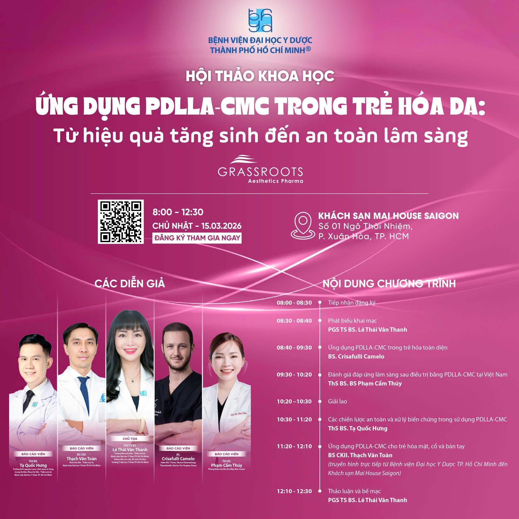 ỨNG DỤNG PDLLA–CMC TRONG TRẺ HÓA DA - TỪ HIỆU QUẢ TĂNG SINH ĐẾN AN TOÀN LÂM SÀNG