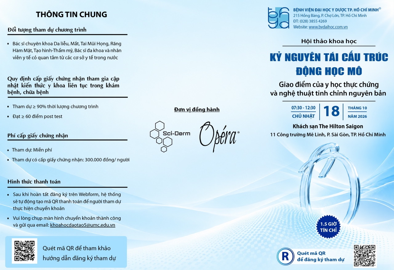 Kỷ nguyên tái cấu trúc động học mô - Giao điểm của y học thực chứng và nghệ thuật tinh chỉnh nguyên bản